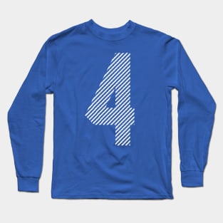 Iconic Number 4 Long Sleeve T-Shirt